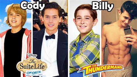 disney chanel boys then and now|Disney Channel stars.